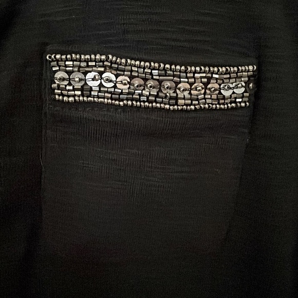 Chaps black long sleeve shirt NWT size petite medium - Picture 6 of 7